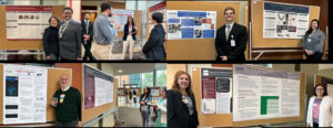 Scenes from from the poster session during the Teach the Teacher Symposium.