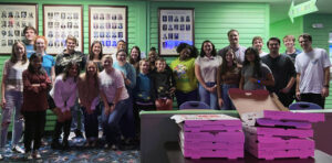 A group of students posing for a photo.