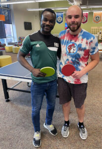 Ping pong tournament winners